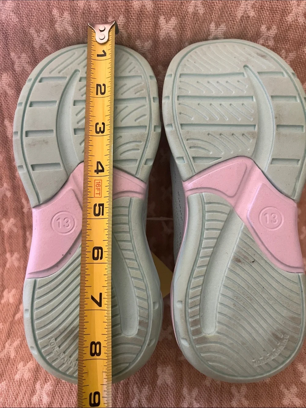 all in motion Light Mint and Pink Kids' Sneakers